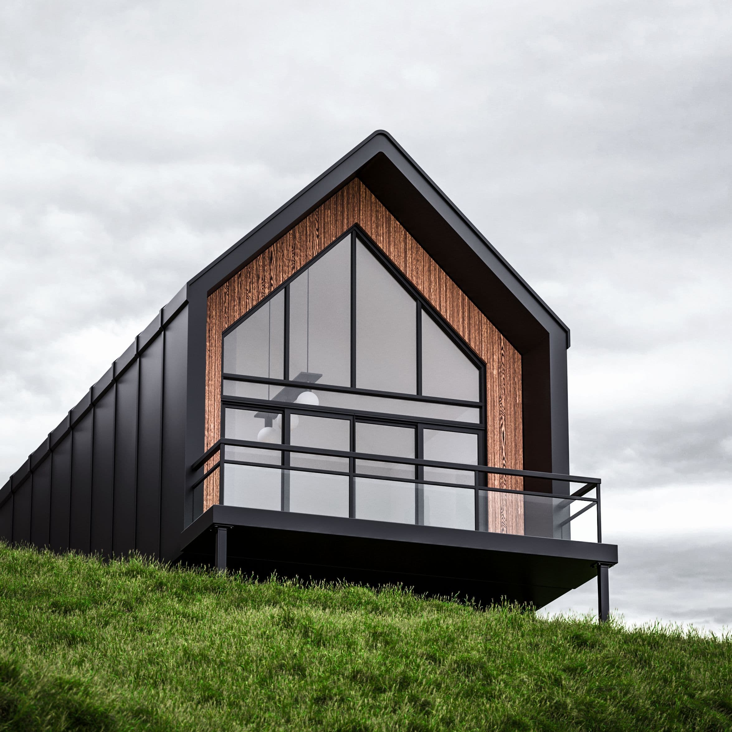 Precision off-grid cabin architecture